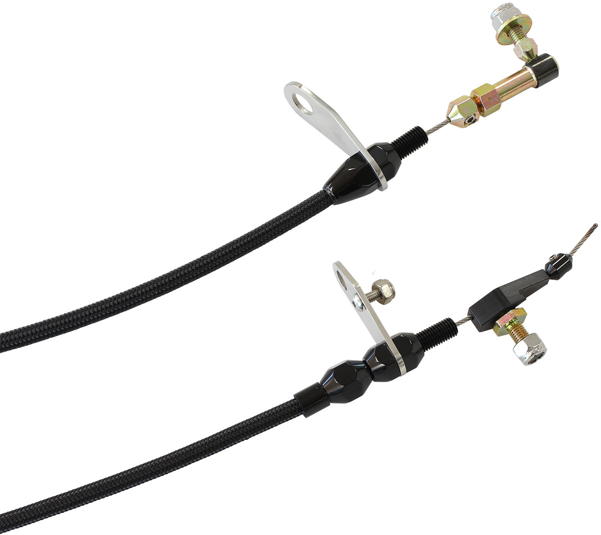 Kickdown Torqueflite 904 Cable Black Finish AF72-7006BLK - Aeroflow
