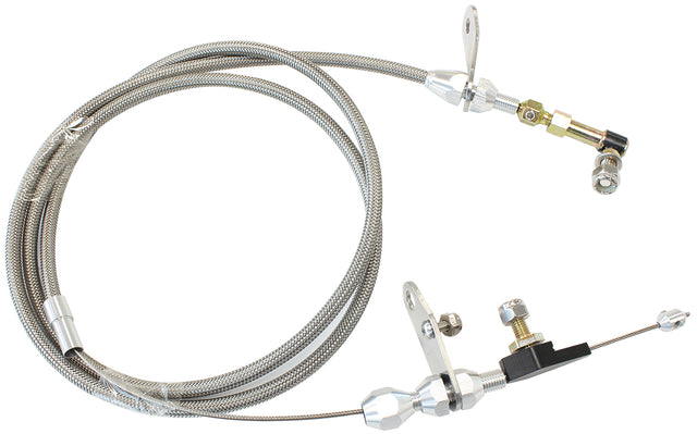 Kickdown Torqueflite 727 Cable Chrome Finish AF72-7008 - Aeroflow