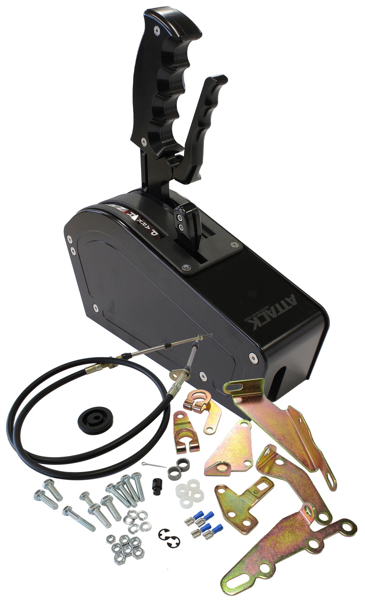 Attack 2 Speed Gate Shifter Forward Reverse Black Bang AF72-9020BLK - Aeroflow