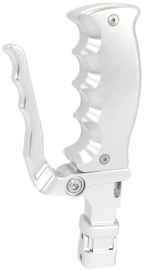 Mustang Attack OEM Billet Shifter Handle Ford Silver AF72-9105 - Aeroflow