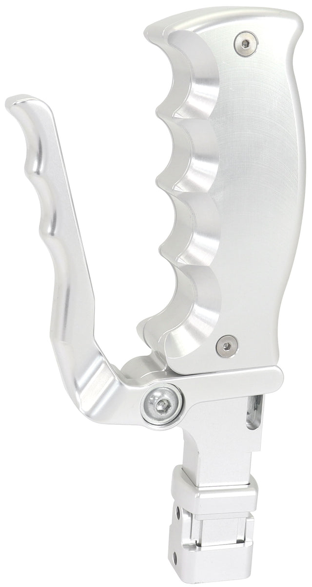 Mustang Attack OEM Billet Shifter Handle Ford Silver AF72-9105 - Aeroflow