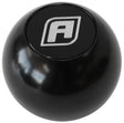 Billet Round Black Gear Knob Shift Shifter Ball 1/2"-20 AF72-9900BLK - Aeroflow