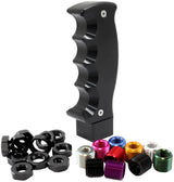 Pistol Black Gear Knob Manual Shift Shifter Ball Uni M16 AF72-9901BLK - Aeroflow
