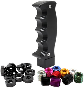 Pistol Black Gear Knob Manual Shift Shifter Ball Uni M16 AF72-9901BLK - Aeroflow