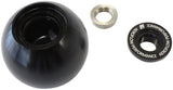 Bare Black Shifter Gear Knob No Insert No Button 1/2"-20 AF72-9905BLK - Aeroflow