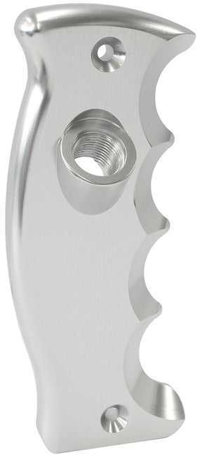 Button Pistol Grip Side Plate Drivers Side Handle Silver AF72-9913 - Aeroflow