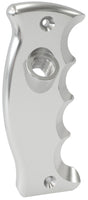 Button Pistol Grip Side Plate Drivers Side Handle Silver AF72-9913 - Aeroflow