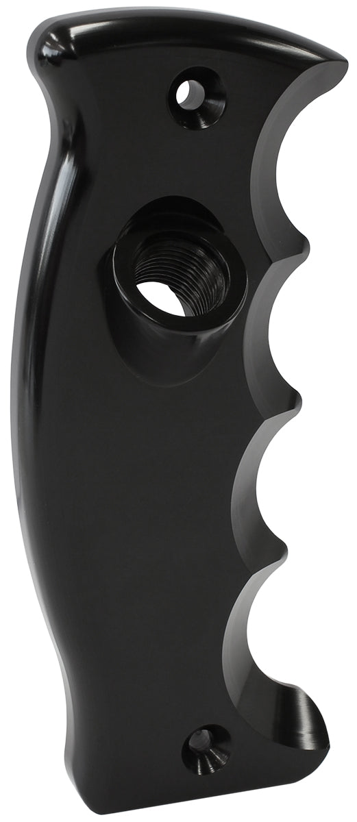 Button Pistol Grip Side Plate Drivers Side Handle Black AF72-9913BLK - Aeroflow