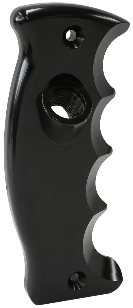 Button Pistol Grip Side Plate Drivers Side Handle Black AF72-9913BLK - Aeroflow
