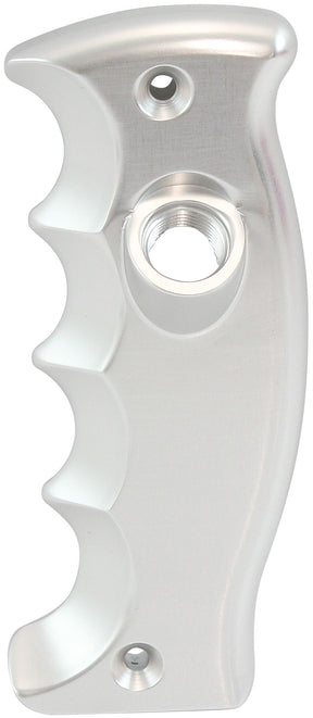 Button Pistol Grip Side Plate Passengers Side Handle Silver AF72-9917 - Aeroflow