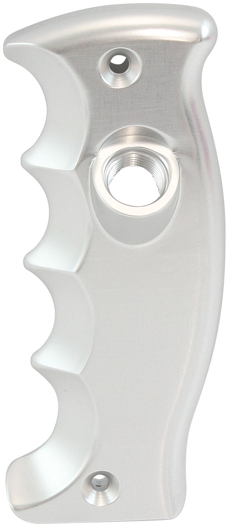 Button Pistol Grip Side Plate Passengers Side Handle Silver AF72-9917 - Aeroflow