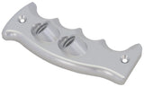 Dual Button Pistol Grip Side Plate Drivers Handle Silver AF72-9923 - Aeroflow