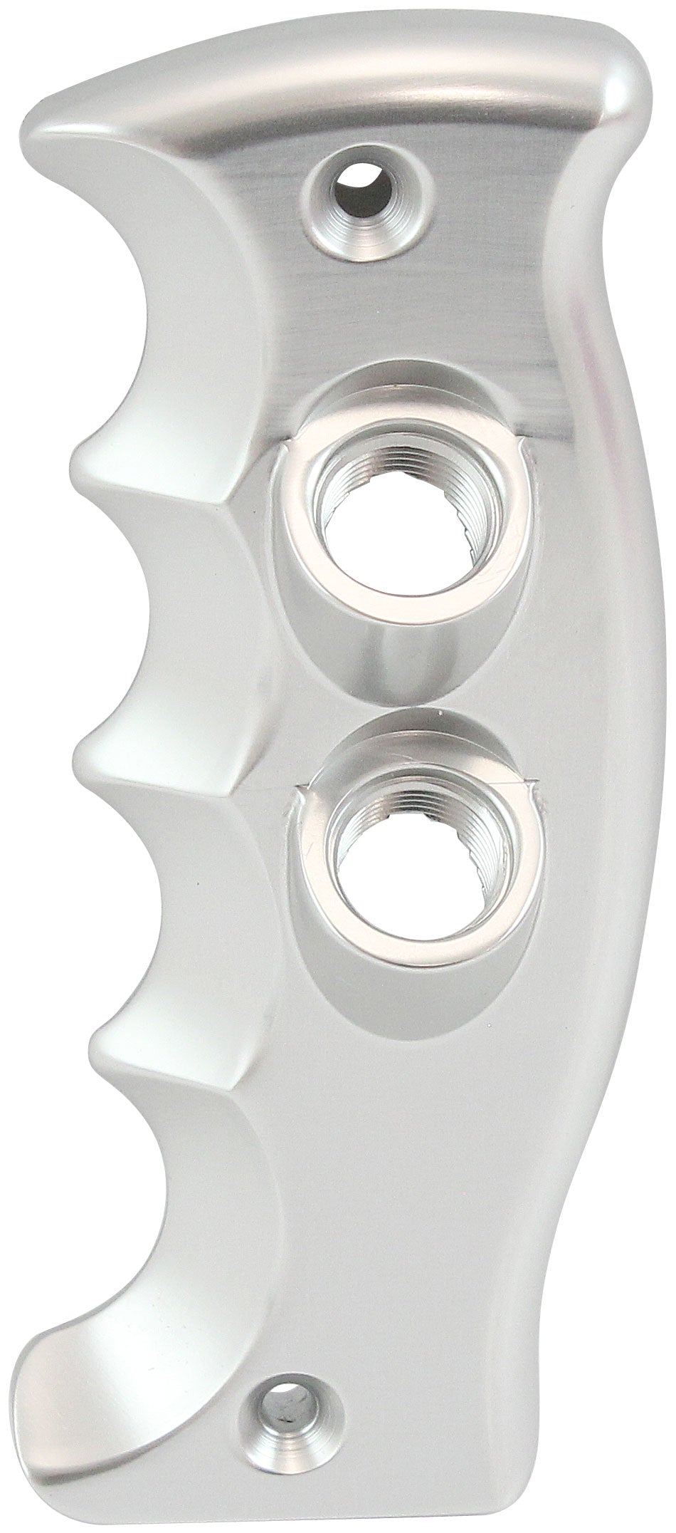 Dual Button Pistol Grip Side Plate Passenger Handle Silver AF72-9927 - Aeroflow