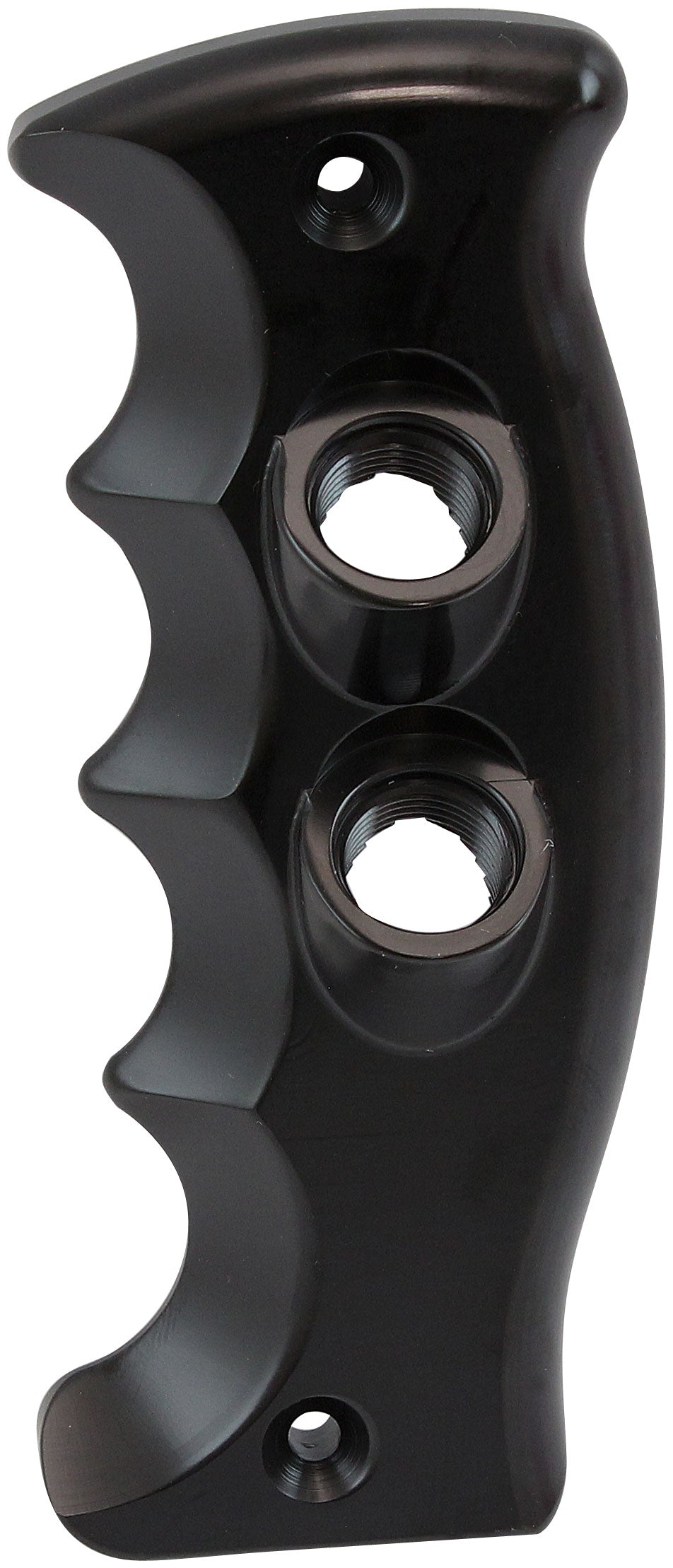 Dual Button Pistol Grip Side Plate Passenger Handle Black AF72-9927BLK - Aeroflow