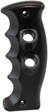 Dual Button Pistol Grip Side Plate Passenger Handle Black AF72-9927BLK - Aeroflow