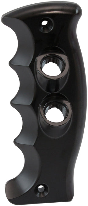 Dual Button Pistol Grip Side Plate Passenger Handle Black AF72-9927BLK - Aeroflow