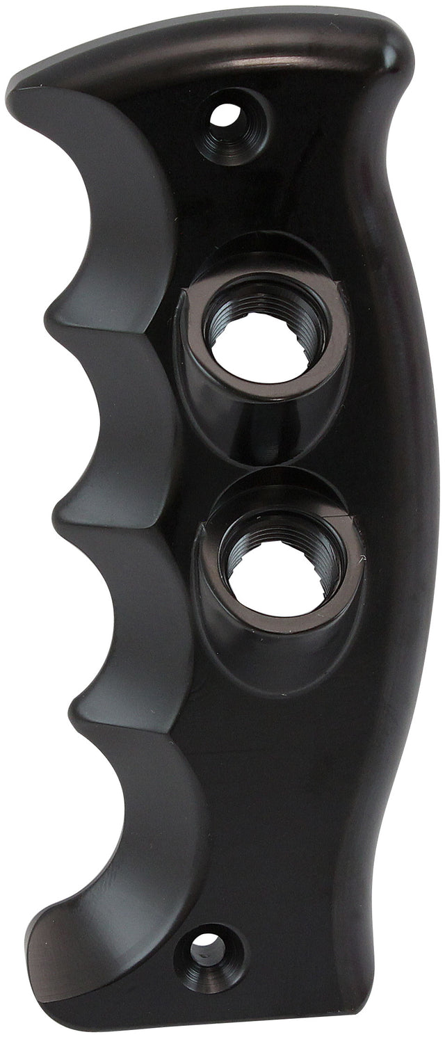 Dual Button Pistol Grip Side Plate Passenger Handle Black AF72-9927BLK - Aeroflow