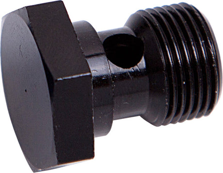 Banjo Bolt 9/16 x 24 Thread Black AF722-06BLK - Aeroflow