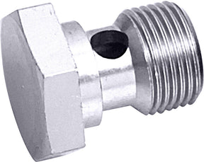 Banjo Bolt 1/2 x 20 UNF Thread Silver AF727-06S - Aeroflow