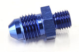 Metric M8 x 1.0mm To -4AN Blue Male M8 x 1.0mm To -4AN AF728-04 - Aeroflow