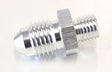 Metric M8 x 1.0mm To -4AN Silver Male M8 x 1.0mm To -4AN AF728-04S - Aeroflow