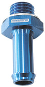 Metric M12 x 1.5mm To 8mm Barb Blue Male M12 x 5/16" Male Barb AF731-01 - Aeroflow