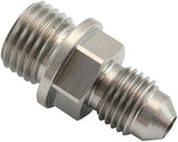 Metric M14 x 1.5mm To -4AN Male M14 x 1.5mm To -4AN S/S AF732-04SS - Aeroflow