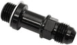 Metric M14 x 1.5mm To -6 Long Extension 51mm Black Male -6AN AF732-06LBLK - Aeroflow