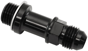 Metric M14 x 1.5mm To -6 Long Extension 51mm Black Male -6AN AF732-06LBLK - Aeroflow