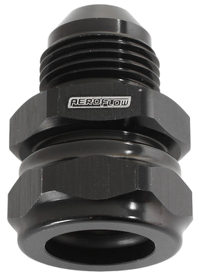 15mm Barb To -8AN Adapter Black Converts Male Barb To AN AF741-08-09BLK - Aeroflow