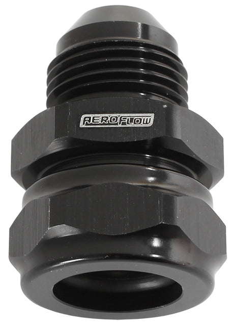 15mm Barb To -8AN Adapter Black Converts Male Barb To AN AF741-08-09BLK - Aeroflow