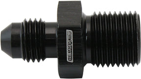 Metric M14 x 1.25mm To -4AN Black Male M14 X1.25mm To -4AN AF742-04BLK - Aeroflow
