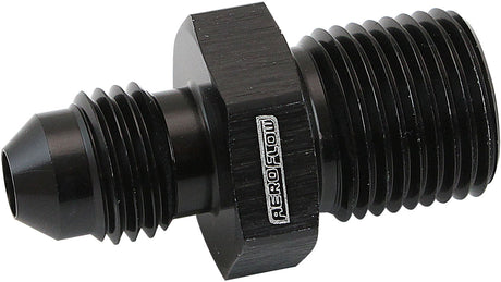 Metric M14 x 1.25mm To -6AN Black Male M14 x 1.25mm To -6AN AF742-06BLK - Aeroflow