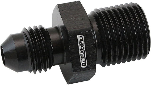Metric M14 x 1.25mm To -6AN Black Male M14 x 1.25mm To -6AN AF742-06BLK - Aeroflow