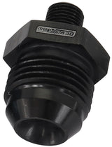 Metric M10 x 1.0mm To -10AN Black Male M10 x 1.0mm To -10AN AF743-10BLK - Aeroflow