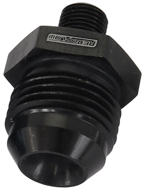 Metric M10 x 1.0mm To -10AN Black Male M10 x 1.0mm To -10AN AF743-10BLK - Aeroflow