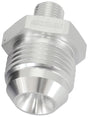 Metric M10 x 1.0mm To -10AN Silver Male M10 x 1.0mm To -10AN AF743-10S - Aeroflow