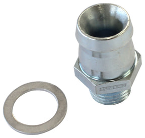 Metric M14 x 1.5 To 5/8" Shortbarb Sit Boosted Turbo Steel AF746-04ST - Aeroflow