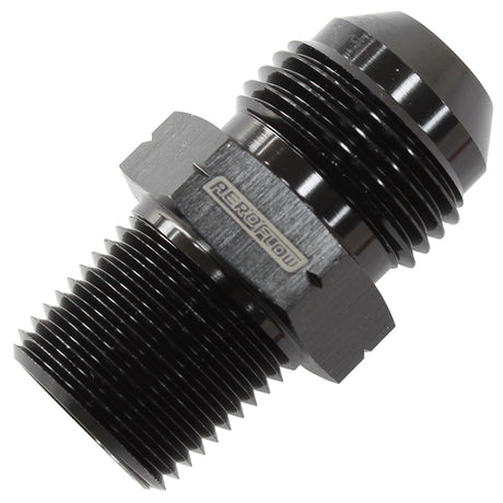 1/8" BSP Tapered To -6AN British Std Pipe Tapered AF755-06BLK - Aeroflow
