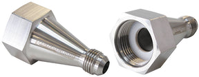 Nitrous Bottle Adapter -6AN Steel Finish Filter Included AF758-06 - Aeroflow