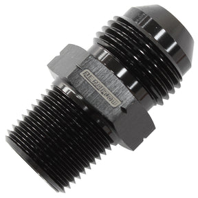 1/2" BSP Tapered To -8AN British Std Pipe Tapered AF758-08BLK - Aeroflow