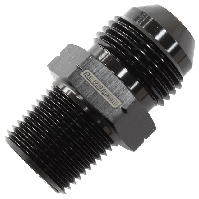1/2" BSP Tapered To -10AN British Std Pipe Tapered AF758-10BLK - Aeroflow