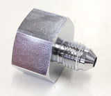 Nitrous Bottle Adapter -4AN Steel Finish Suits Boc Bottle AF760-04 - Aeroflow