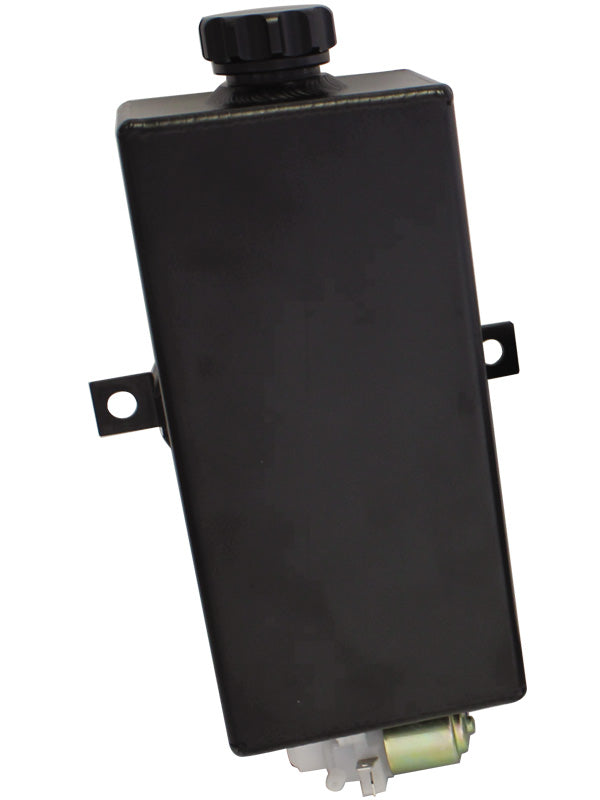 Fabricated Black Washer Tank With MOTOR-L, W, H=80 x 100 x 210mm AF77-1000BLK - Aeroflow