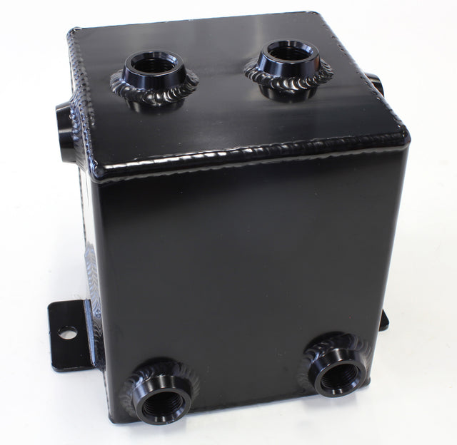 Fabric Alloy Univ Tank 2L x 6 -8 ORB Black With Mount Tabs AF77-1011BLK - Aeroflow