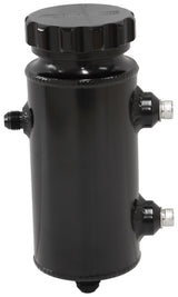 Universal Power Steer Tank 8" x 3.5" With -8 Black AF77-1014BLK - Aeroflow