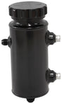 Universal Power Steer Tank 8" x 3.5" With -8 Black AF77-1014BLK - Aeroflow