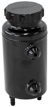 Universal Radiator Overflow Tank 8" x 3.5" -4 ORB Black AF77-1015BLK - Aeroflow