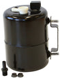 Brake Vac Tank Black Alloy 3/8" Barb Fittings Bracket Inc AF77-1018BLK - Aeroflow