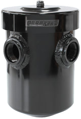Dry Sump / Breather Tank, Internal Baffling Can Vent To Atmo AF77-1019BLK - Aeroflow
